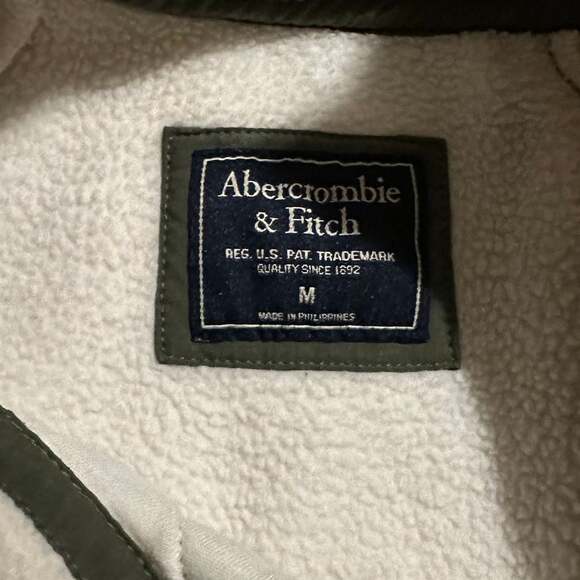 Vintage Abercrombie & Fitch Quilted Fleece Jacket Heritage Cottage Core - Picture 3 of 8